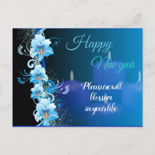 New year Postcard Feiertagspostkarte