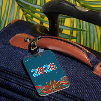 New year travel world tour Luggage Tag Gepäckanhänger