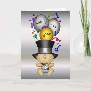 New Years Day Card Feiertagskarte