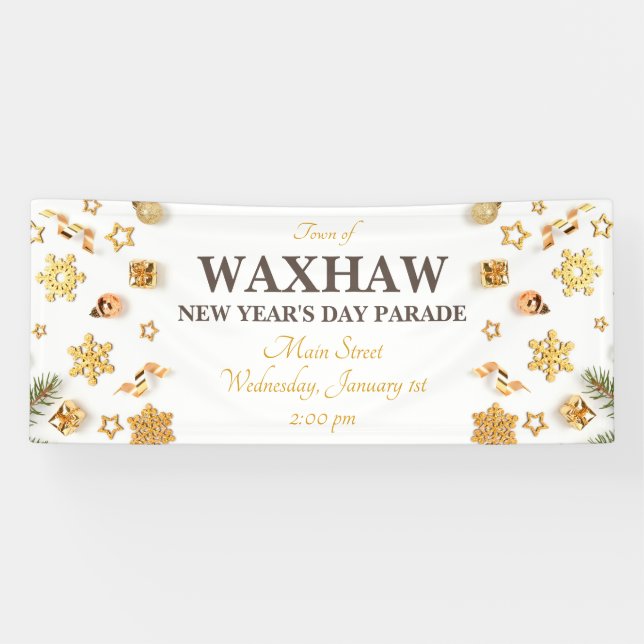 New Year's Day Parade Banner (Horizontal)