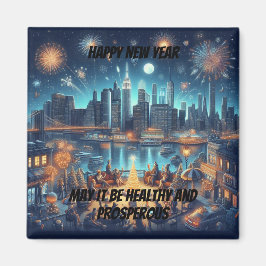New Year's Eve in New York City Magnet