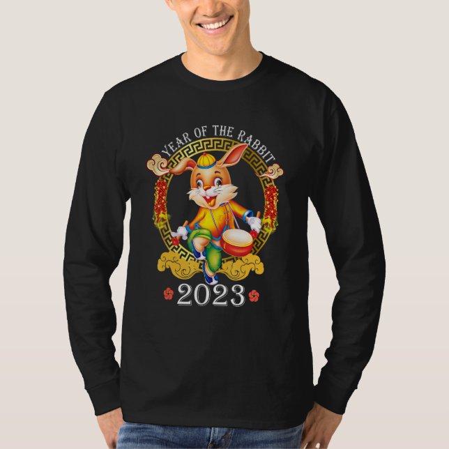 New Year's Eve Of The Rabbit Chinese Happy New Yea T-Shirt (Vorderseite)