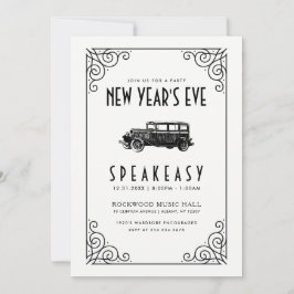 NEW YEAR'S EVE PARTY EINLADUNG | 1920’s Speakeasy