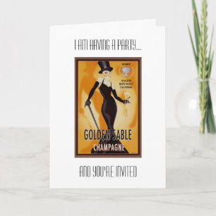 New Years Eve Party invitation Einladung