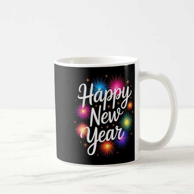 New Years Eve Party Matching Happy New Year  Kaffeetasse (Rechts)