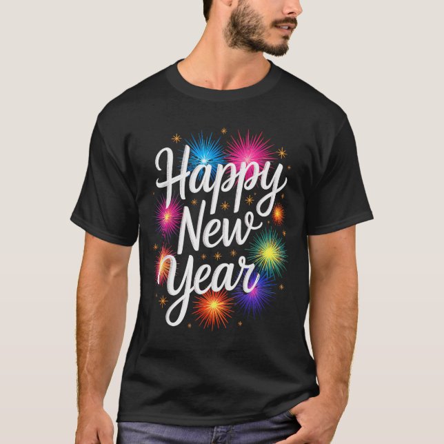 New Years Eve Party Matching Happy New Year  T-Shirt (Vorderseite)