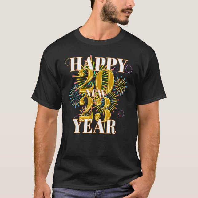 New Years Eve Party Supplies 2023 Happy New Year 1 T-Shirt (Vorderseite)