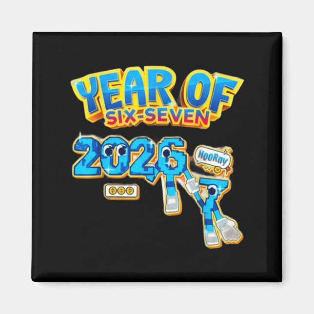 New Years Eve Party Supplies 2026 Happy New Year F Magnet (Vorne)