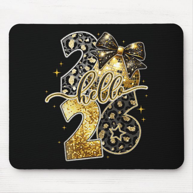 New Years Eve Party Supplies 2026 Happy New Year F Mousepad (Vorne)