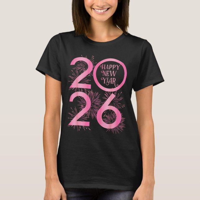 New Years Eve Party Supplies 2026 Happy New Year F T-Shirt (Vorderseite)