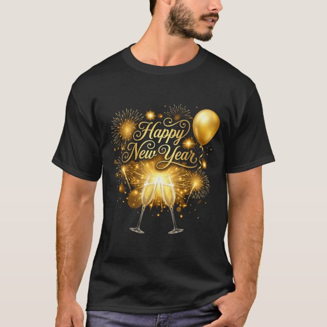 New Years Eve Party Supplies 2026 Happy New Year F T-Shirt (Vorderseite)