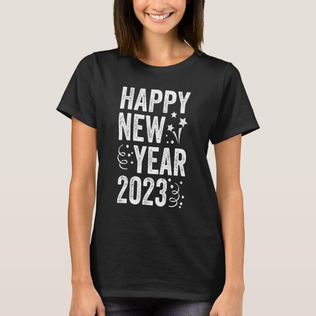 New Years Eve Party Supplies Kids NYE 2023 Happy N T-Shirt (Vorderseite)