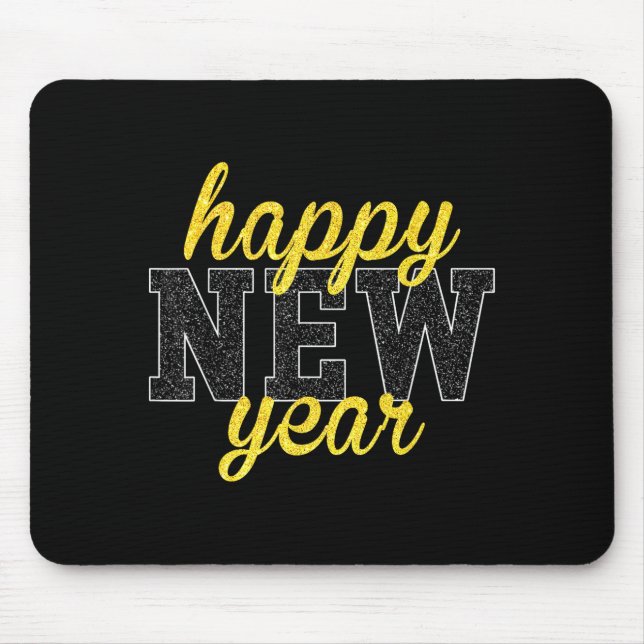 New Years Eve Party Supplies Nye Matching Happy Ne Mousepad (Vorne)