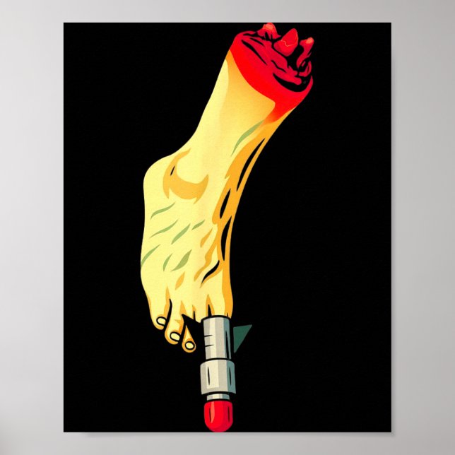 New Years Missile Toe Funny Mistletoe Holiday  Poster (Vorne)