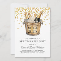 New Years Party Hello 2025