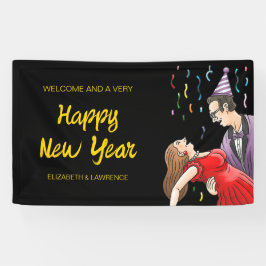 New Year's Party Welcome Banner