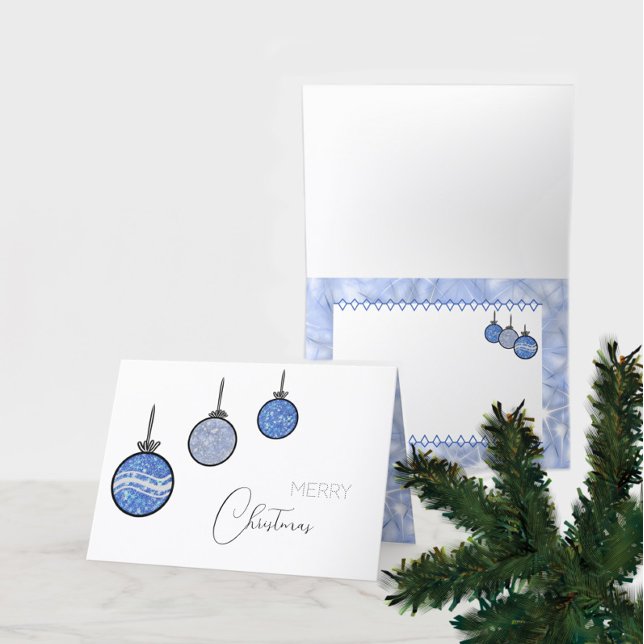 New Year's tree decorations Karte (Von Creator hochgeladen)