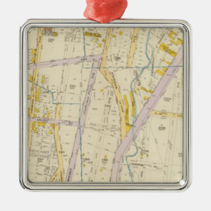 New York 10 Silbernes Ornament