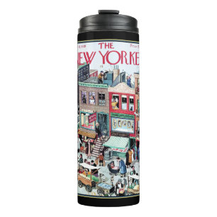 New York 1939 Daily Life Thermosbecher