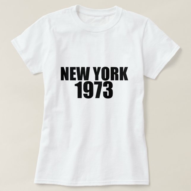 NEW YORK 1973 T-Shirt (Design vorne)