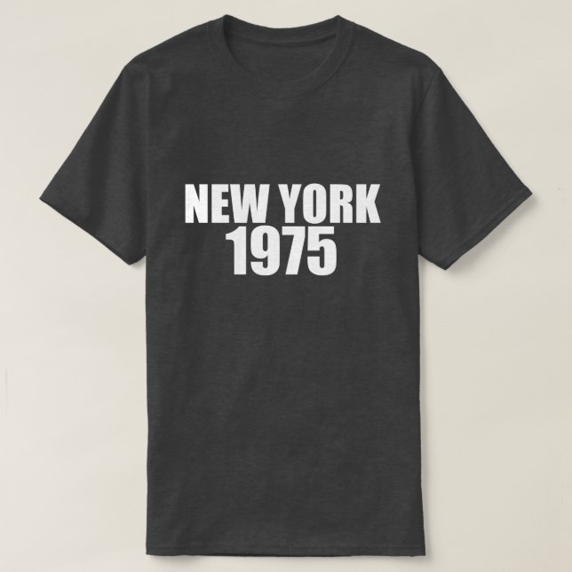NEW YORK 1975 T-Shirt (Design vorne)