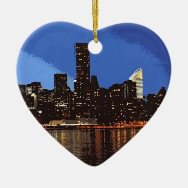 New York 2001 Keramikornament (Vorne)