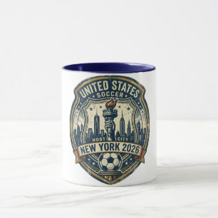 New York 2026 Weltmeisterschafts-Gastgeberstadt Vi Tasse