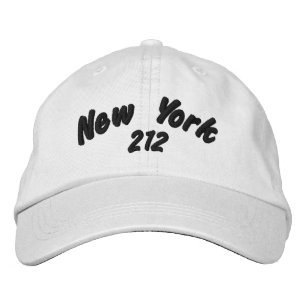New York 212 Gebietscode. Bestickte Baseballkappe