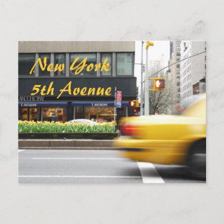 New York 5th Avenue Postcard Postkarte