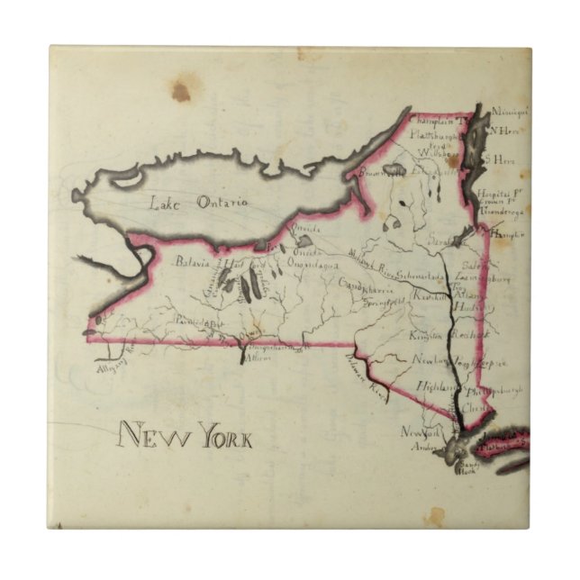 New York 8 Fliese (Vorderseite)