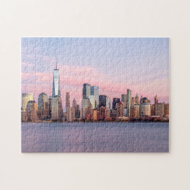 New York Abend Skyline Puzzle (Horizontal)