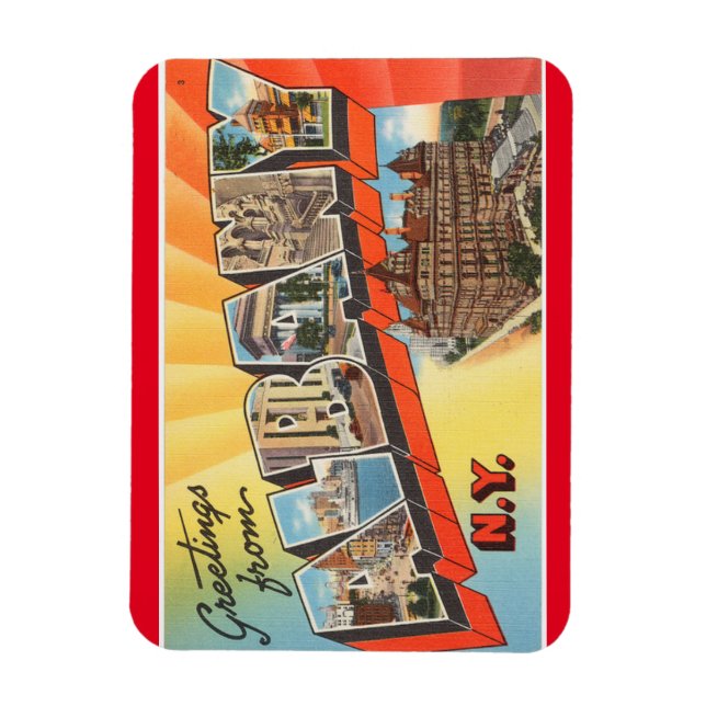 New York, Albany Magnet (Vertikal)