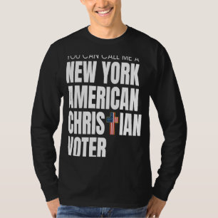 New York American Conservative Christlich National T-Shirt