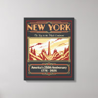 New York Art Deco Amerika 250. Jahrestag
