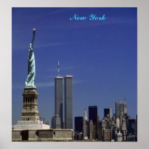 New York auf einer Leinwand Poster