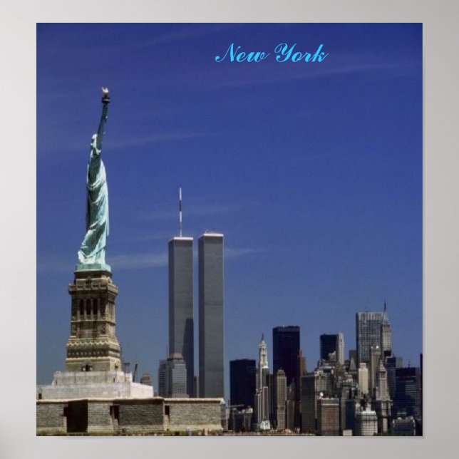 New York auf einer Leinwand Poster (Vorne)