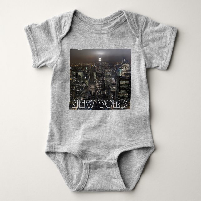 New York Baby Strampler New York Souvenir Baby Ges (Vorderseite)
