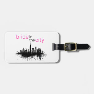 New York Bachelorette - Bride in der Stadt Gepäckanhänger