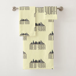 NEW YORK BADHANDTUCH SET