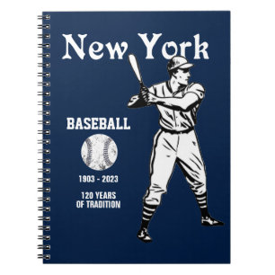 New York Baseball - Retro 2023 Notizblock