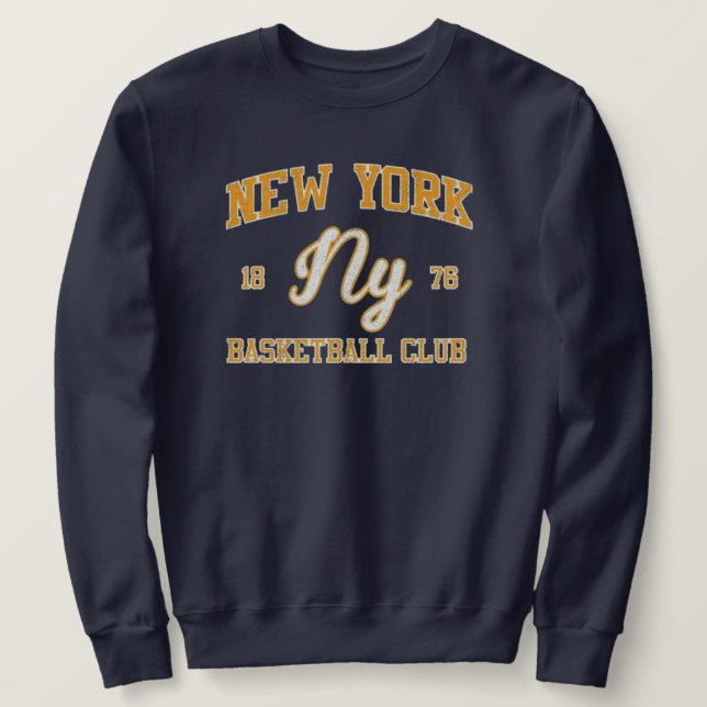 New York basketball athletic Sweatshirt (Design vorne)