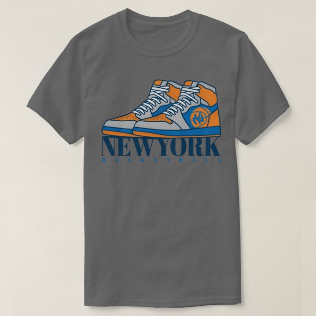 New York Basketball Sneakers T-Shirt (Design vorne)