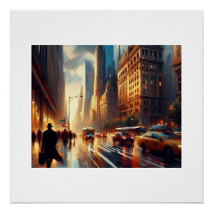 New York bei Nacht, Poster