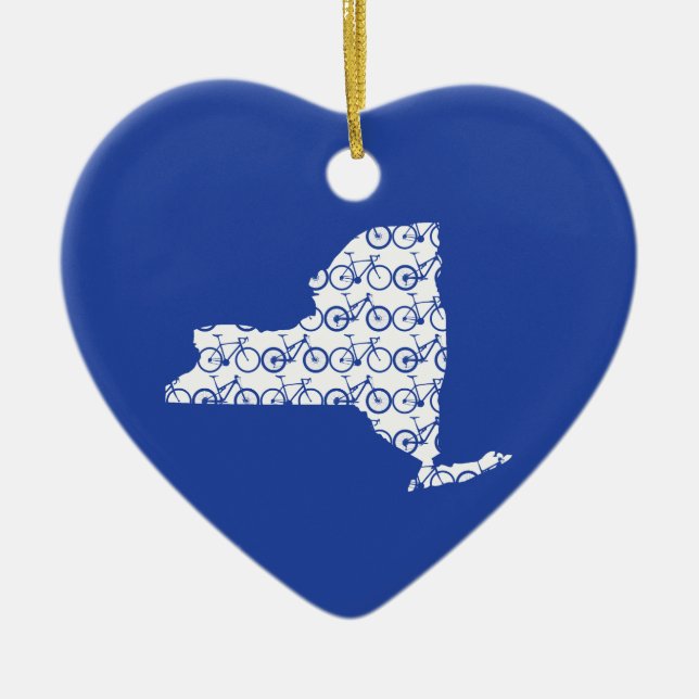 New York Bike Keramikornament (Vorne)