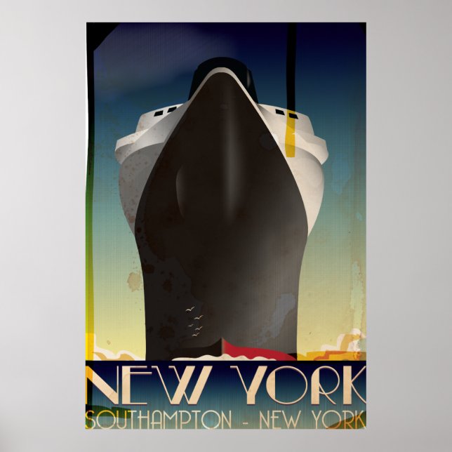 New York bis Southampton Poster (Vorne)
