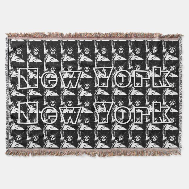 New York Blanket NYC Statue of Liberty Blanket Decke (Vorderseite)