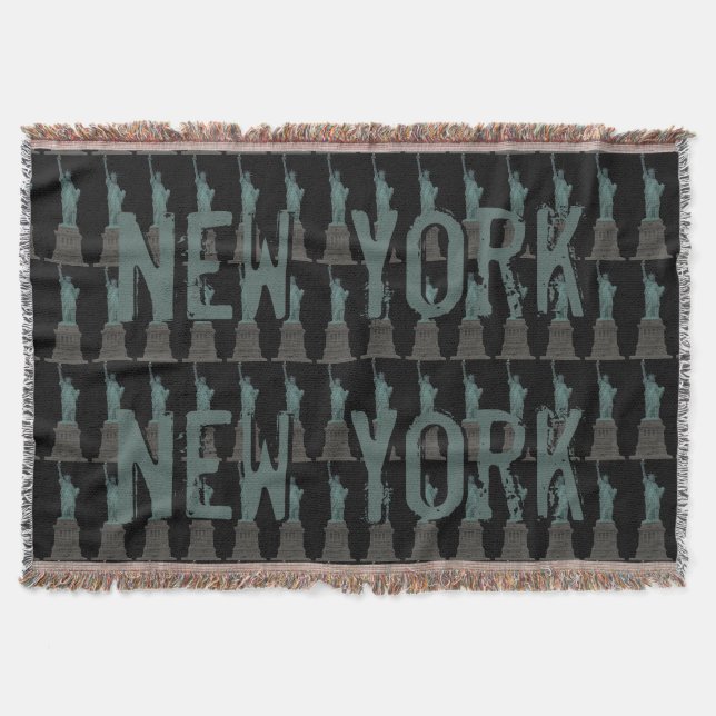New York Blanket NYC Statue of Liberty Blanket Decke (Vorderseite)