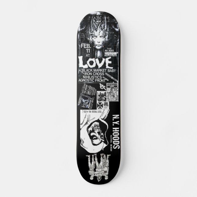 NEW YORK BOARDCORE 0 SKATEBOARD (Vorderseite)