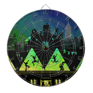 New York Boogie Nights Dartscheibe