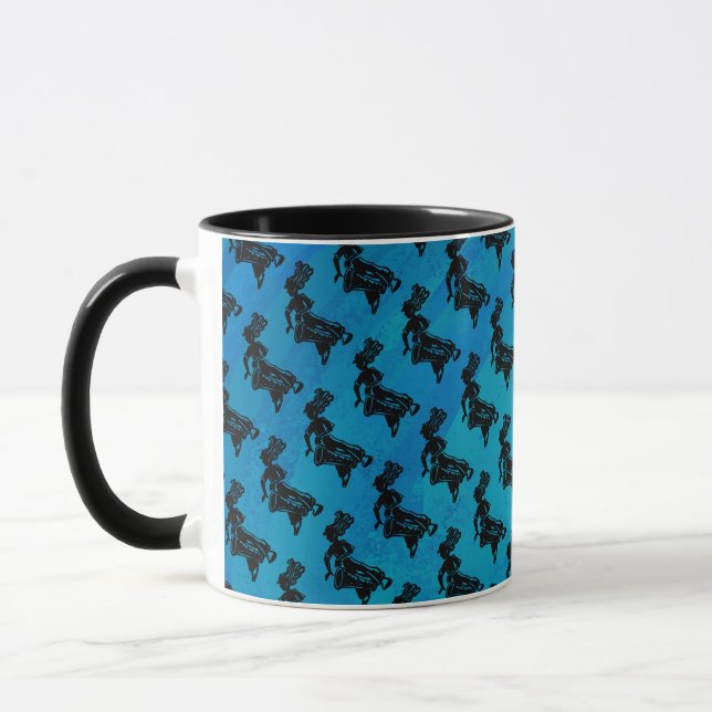 New York Boogie Nights Drum Blue Tasse (Links)